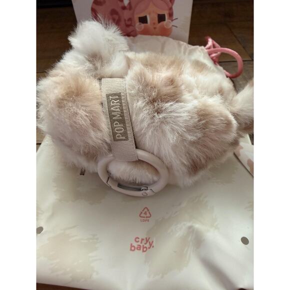 POP MART Cry Baby Wild Cutie Plush Pendant Bag Charm Figure W/Box Bag Card - Picture 3 of 6